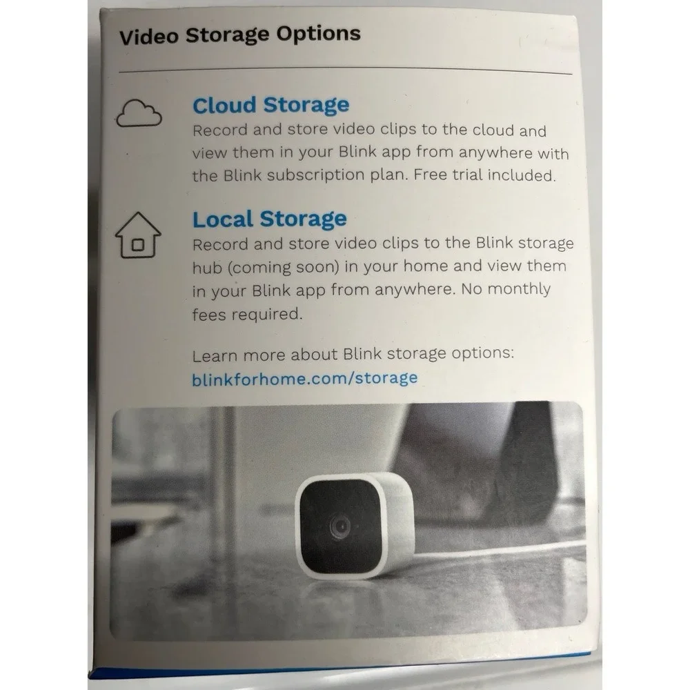 Blink Mini Indoor Plug-In HD Smart Security Camera 2 Cameras‎